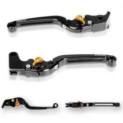 Coppia Leve Freno E Frizione Barracuda DN6127 Snodabili Per DUCATI Nero
