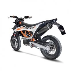Terminale Di Scarico LeoVince Nero Omologato In Acciaio Per Ktm -Offerta economica ACCESSORI MOTO 14065 2