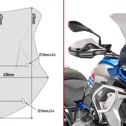 GIVI D5108KIT Kit Di Irrobustimento Per Cupolino 5108DT - 5108DT - 5108D - 5124DT - 5124D