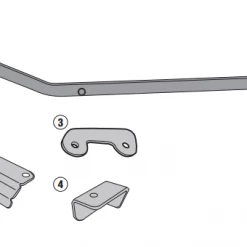 Givi 1131FZ Attacco Posteriore Monorack HONDA
