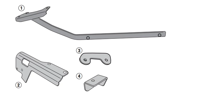 Givi 1131FZ Attacco Posteriore Monorack HONDA 1 Givi 1131FZ Attacco Posteriore Monorack HONDA