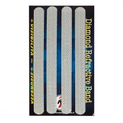 Adesivo Rifrangente Motoabbigliamento.it Band Bianco