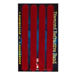 Adesivo Rifrangente Motoabbigliamento.it Band Rosso