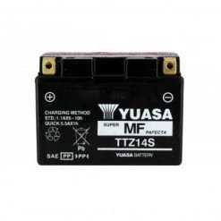 Batteria Moto Yuasa TTZ14-S X5 AGM - 12v 11.2ah - L 150mm W 87mm H 110mm - Con Acido