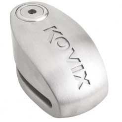 Bloccadisco Con Allarme Kovix KAS 15 Argento