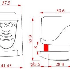 Bloccadisco Con Allarme Kovix KS6 Perno 5mm Arancio 5 Bloccadisco Con Allarme Kovix KS6 Perno 5mm Arancio -Offerta economica ACCESSORI MOTO bloccadisco con allarme kovix ks6 perno 5mm arancio 3