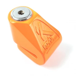 Bloccadisco Mini Kovix Kn1 Perno 6mm Arancione Fluo