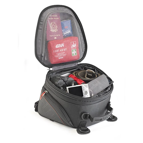 Borsa Da Sella Espandibilie Givi ST607B 22 Litri Nero 2 Borsa Da Sella Espandibilie Givi ST607B 22 Litri Nero - immagine 2