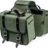 Coppia Borse Laterali Carburo Racer Canvas Verde Militare