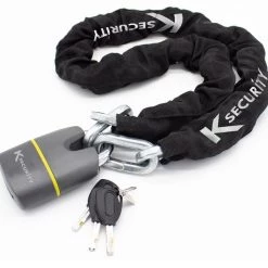 Catena Con Lucchetto Kovix KCK10-150 Nero