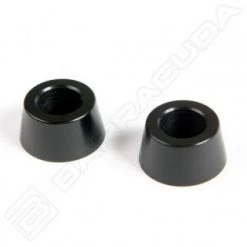 Coppia Attacchi Frecce Barracuda Nero Per Moto Guzzi