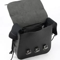 Coppia Borse Laterali Carburo Trinity Nero -Offerta economica ACCESSORI MOTO coppia borse pelle custom vand trinity bag 4 1