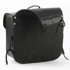 Coppia Borse Laterali Carburo Trinity Nero -Offerta economica ACCESSORI MOTO coppia borse pelle custom vand trinity bag 5 1