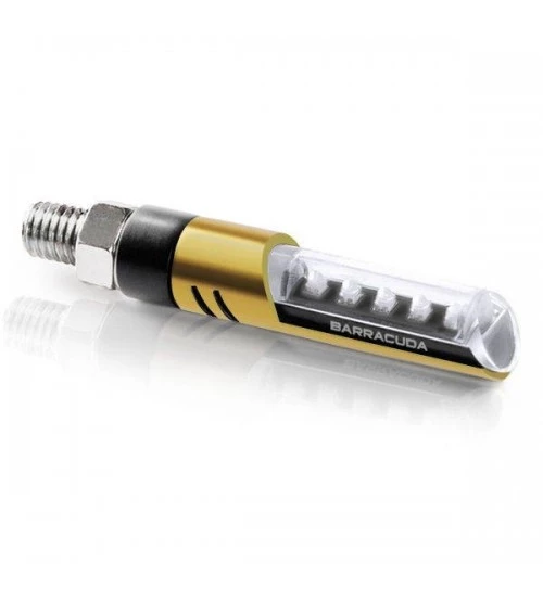 Coppia Frecce Led Universali Barracuda Idea Oro 1 Coppia Frecce Led Universali Barracuda Idea Oro