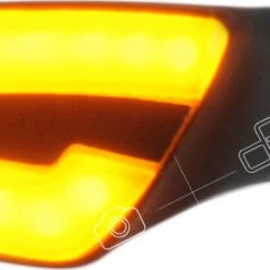 Coppia Frecce Omologate E8 Lightech FRE932 Nero Lucido