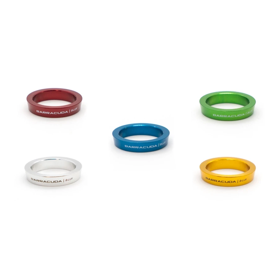 Coppia Inserti Colorati Barracuda Per Pedane NF123 Argento