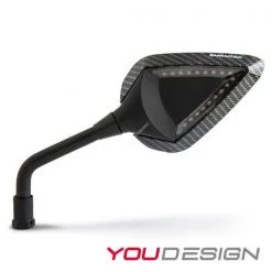 Coppia Inserti Colorati Barracuda Per Specchi D-Version R-Version Carbon