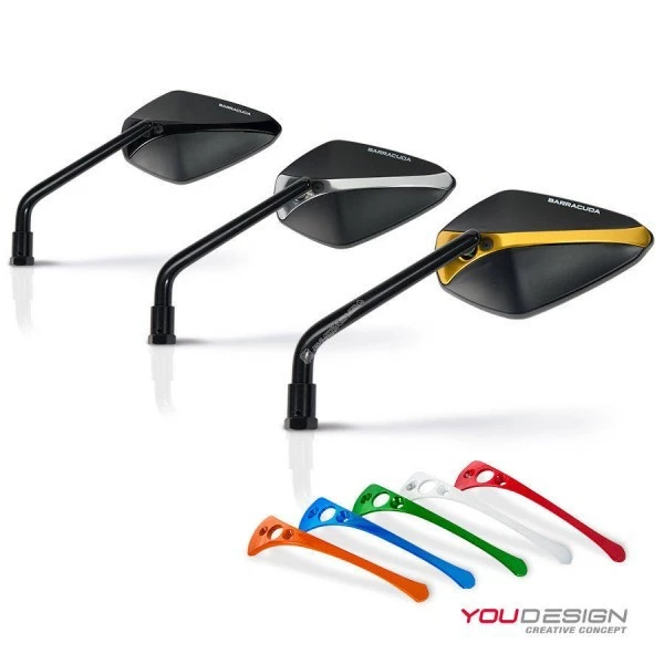 Coppia Inserti Colorati Per Specchi Barracuda X-Version Blu 1 Coppia Inserti Colorati Per Specchi Barracuda X-Version Blu