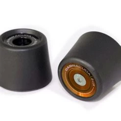 Coppia Inserti Tamponi Barracuda In Alluminio Arancio