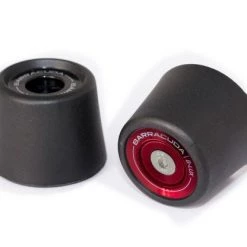 Coppia Inserti Per Tamponi Paratelaio Barracuda In Alluminio Rosso