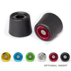 Coppia Inserti Tamponi Barracuda In Alluminio Verde