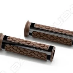 Coppia Manopole Barracuda Classic Marrone Nero