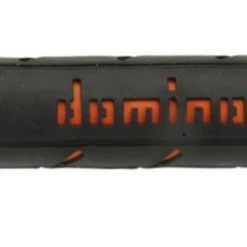Coppia Manopole Domino Softroad Nero Arancio
