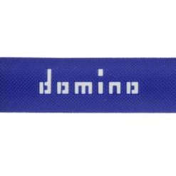 Coppia Manopole Stradali Domino Blu Bianco