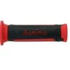 Coppia Manopole Stradali Domino Touring 22-26mm Antracite Rosso