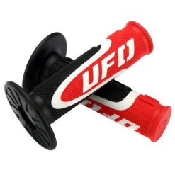 Coppia Manopole Ufo Axiom Tripla Densità Rosso