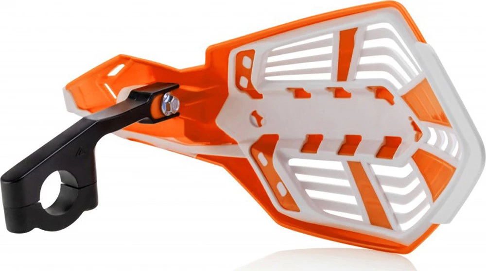 Coppia Paramani Cross Acerbis X-Future Arancio Bianco 2 Coppia Paramani Cross Acerbis X-Future Arancio Bianco - immagine 2