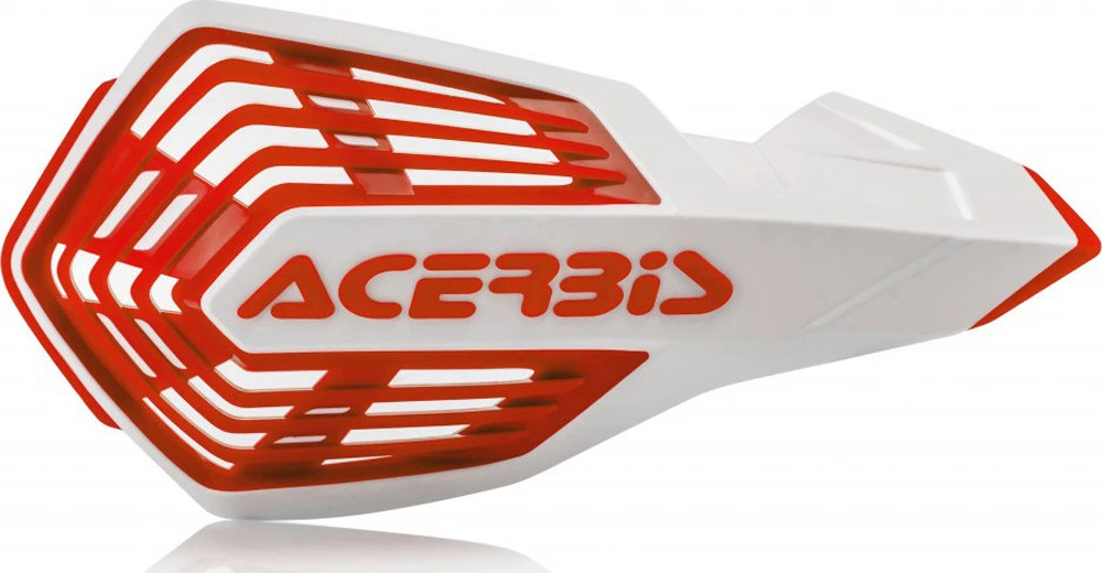 Coppia Paramani Cross Acerbis X-Future Bianco Rosso 1 Coppia Paramani Cross Acerbis X-Future Bianco Rosso
