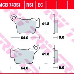 Coppia Pastiglie Freno Anteriori Posteriori TRW Sinterizzate Offroad