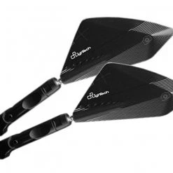 Coppia Specchi Retrovisori Lightech SPEAL015 Nero Per Yamaha