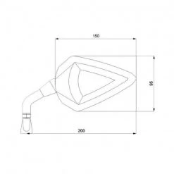 Coppia Specchi Retrovisori Omologati Barracuda D-VERSION RACE Con Frecce Integrate Inserto In Abs ARGENTO -Offerta economica ACCESSORI MOTO coppia specchi retrovisori omologati barracuda d version race con frecce integrate inserto in abs argento3