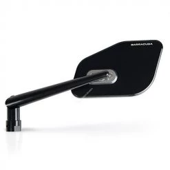 Coppia Specchi Retrovisori Omologati Barracuda SKIN-Z Universali Nero