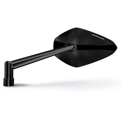 Coppia Specchietti Retrovisori Barracuda X-Version B-Lux In Alluminio Nero