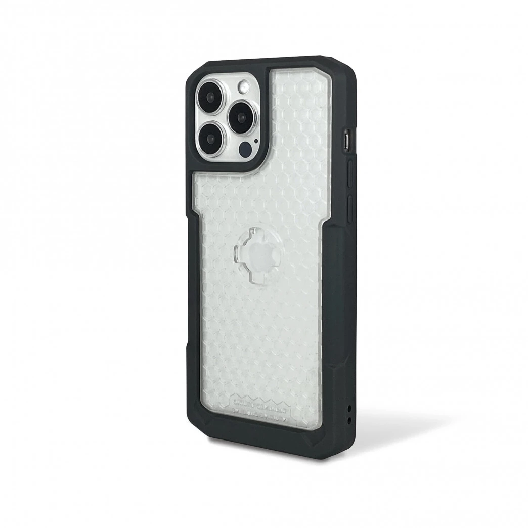Cube Intuitive Custodia Con Supporto Cube X-Guard Per Iphone 13 Pro Max Trasparente