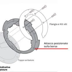 Flangia Per Borse Serbatoio Givi BF53