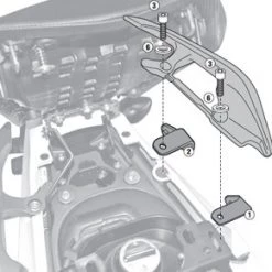 Kit Specifico Givi 1111kit Per PLX1111/PL1111/PL1111CAM/TE1111 Per Honda NC 700/750