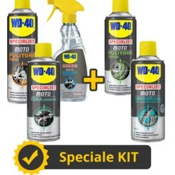 WD-40 Kit WD40 Pulizia Moto + Manutenzione Catena