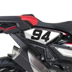 Kit Adesivo Portanumero Barracuda Per Honda