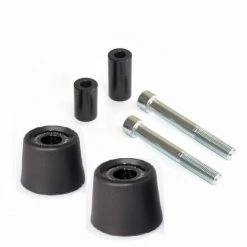 Kit Coppia Tamponi Paracarena Barracuda YP110115 Nero Per Yamaha