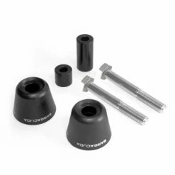 Kit Coppia Tamponi Paratelaio Barracuda KN910117 Nero Per Kawasaki