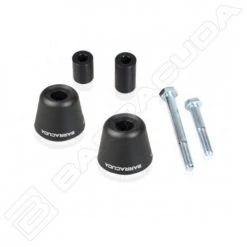 Kit Coppia Tamponi Paratelaio Barracuda TS9101 Nero Per Triumph