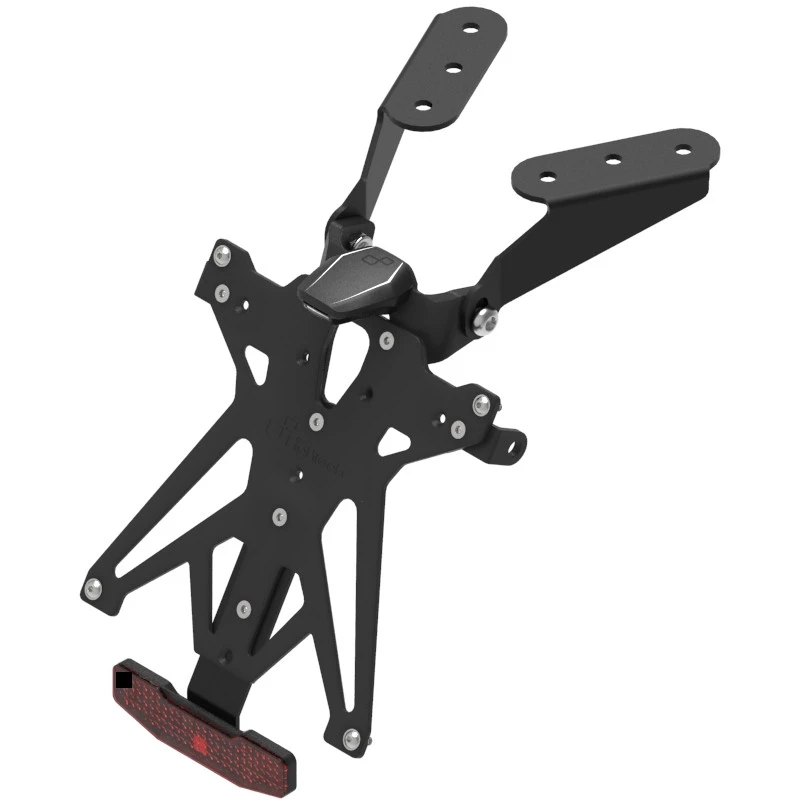 Kit Portatarga Con Catadiottro E Luce Targa Lightech KTARSU102 Per SUZUKI