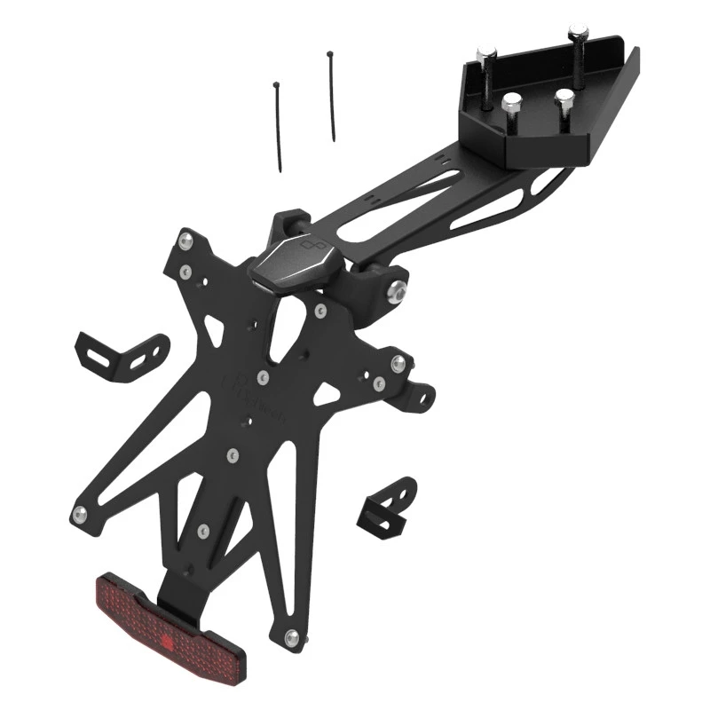 Kit Portatarga Con Catadiottro E Luce Targa Lightech KTARTR106 Per TRIUMPH