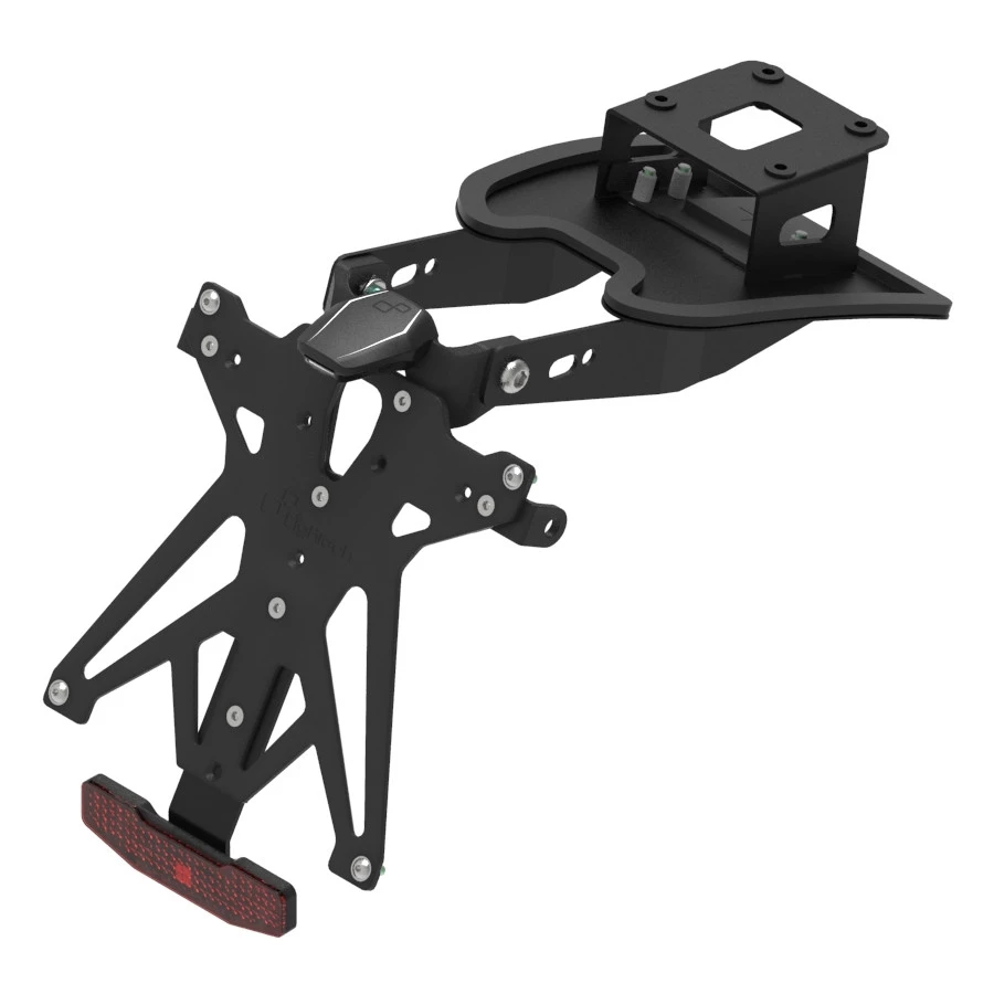 Kit Portatarga Con Catadiottro E Luce Targa Lightech KTARTR107 Per TRIUMPH