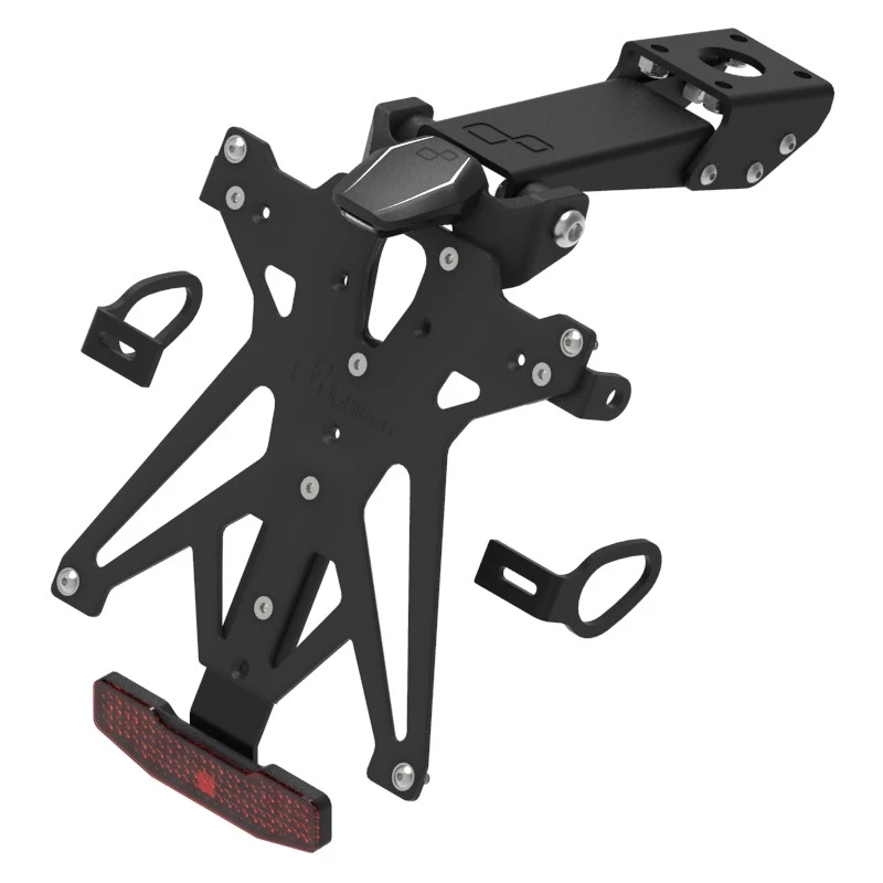 Kit Portatarga Con Catadiottro E Luce Targa Lightech KTARYA122 Per YAMAHA