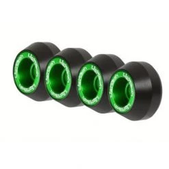 Kit Protezioni Perno Ruota Lightech WAPKA406 Verde Per Kawasaki
